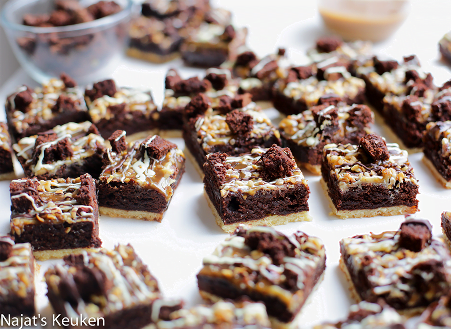 Rocky road brownie