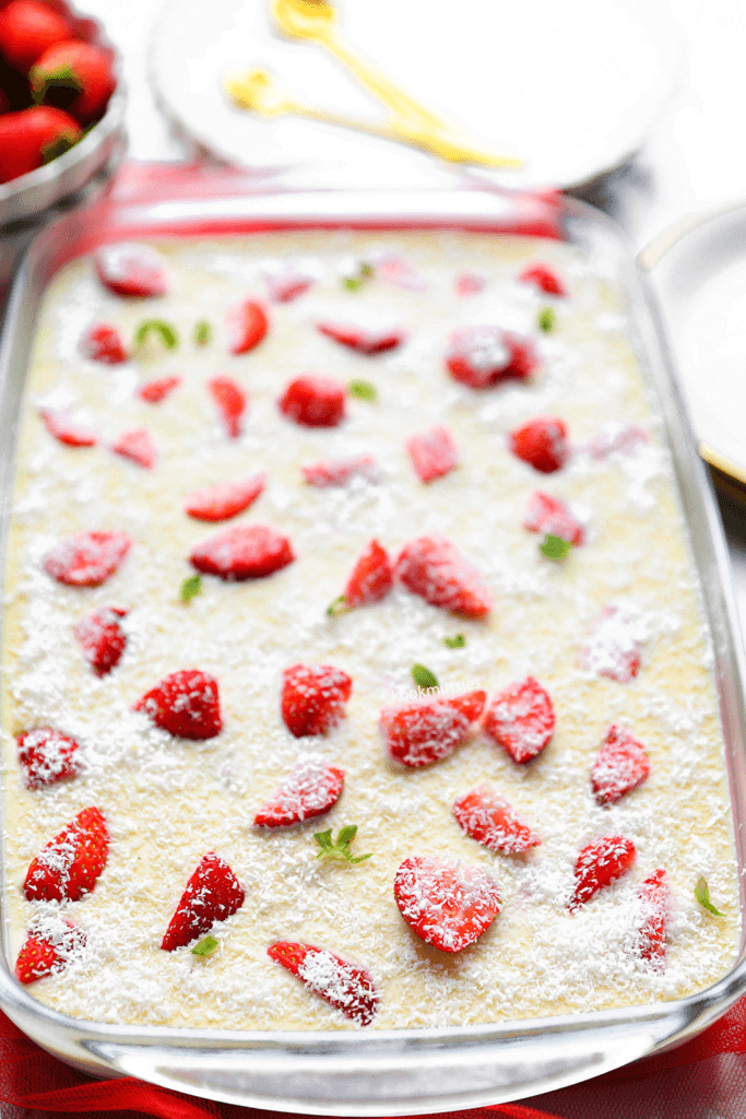 Strawberrylicious eindresultaat van Kookmutsjes