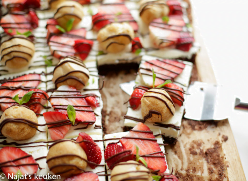 Chocolade Soesjescake