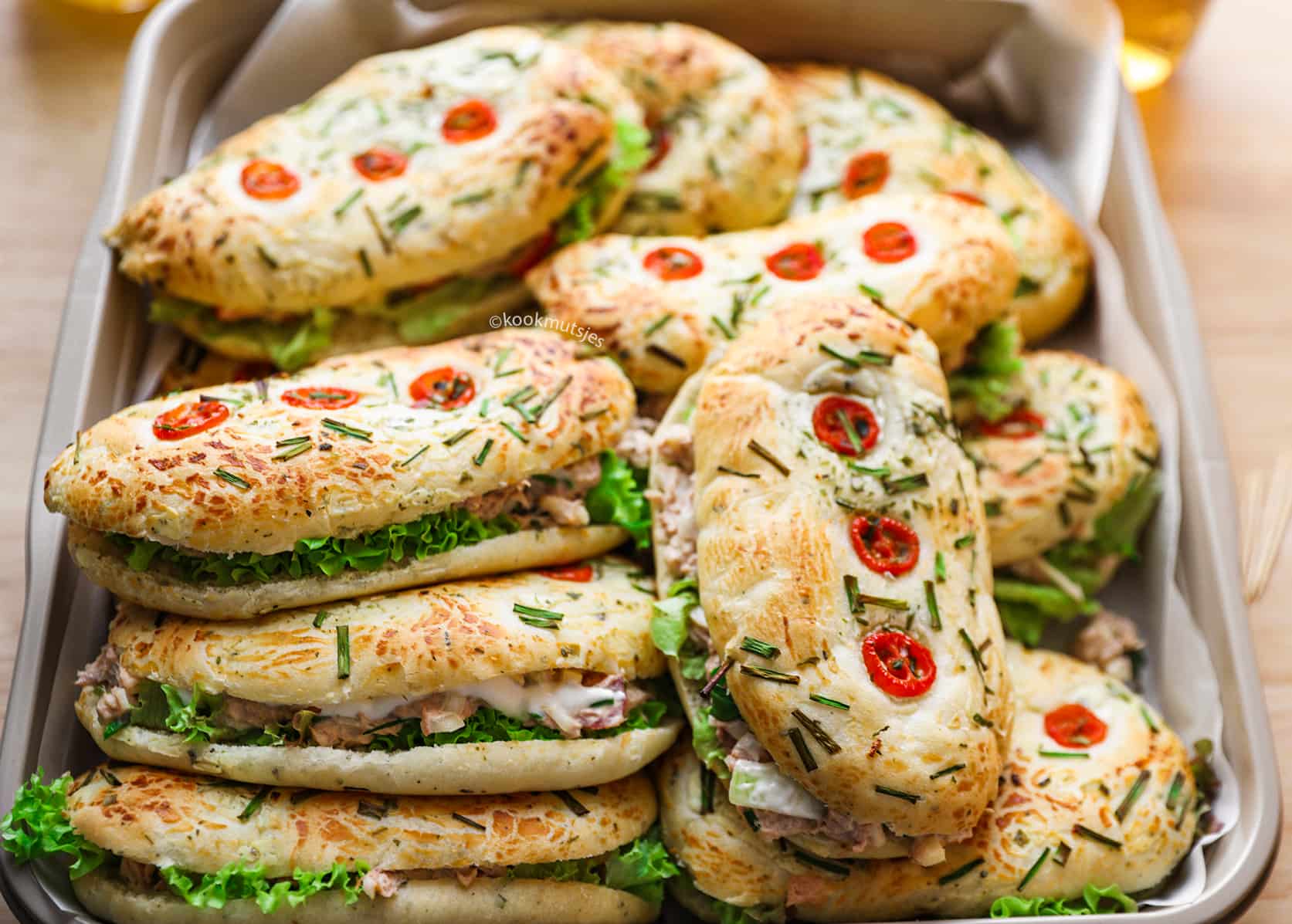 Zachte roomkaas broodjes