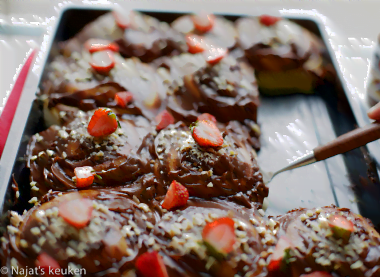 Chocolade rolls van Nutella