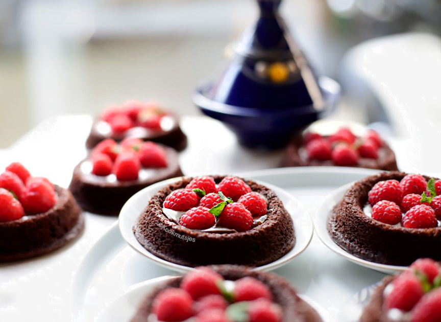 Mini chocolade cakejes