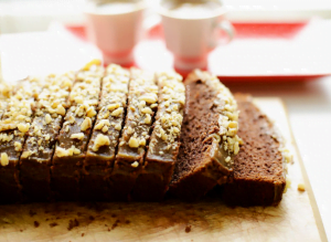 Nescafe karamel cake