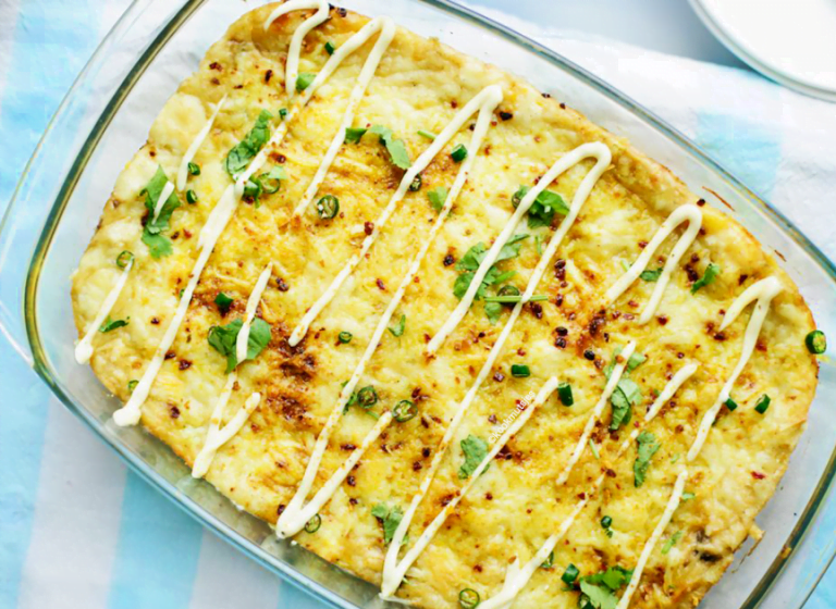 Aardappel champignonschotel