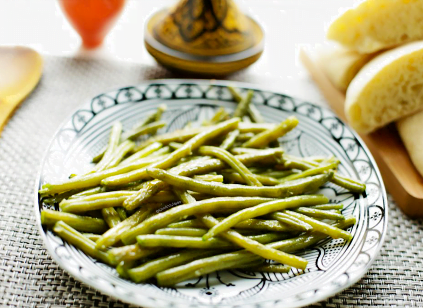 Gebakken sperziebonen met knoflook