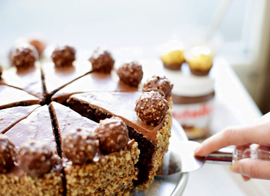Ferrero Rocher Cake