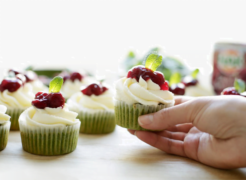 Spinazie cupcakes