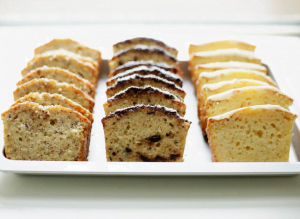 Drie cakes uit een beslag