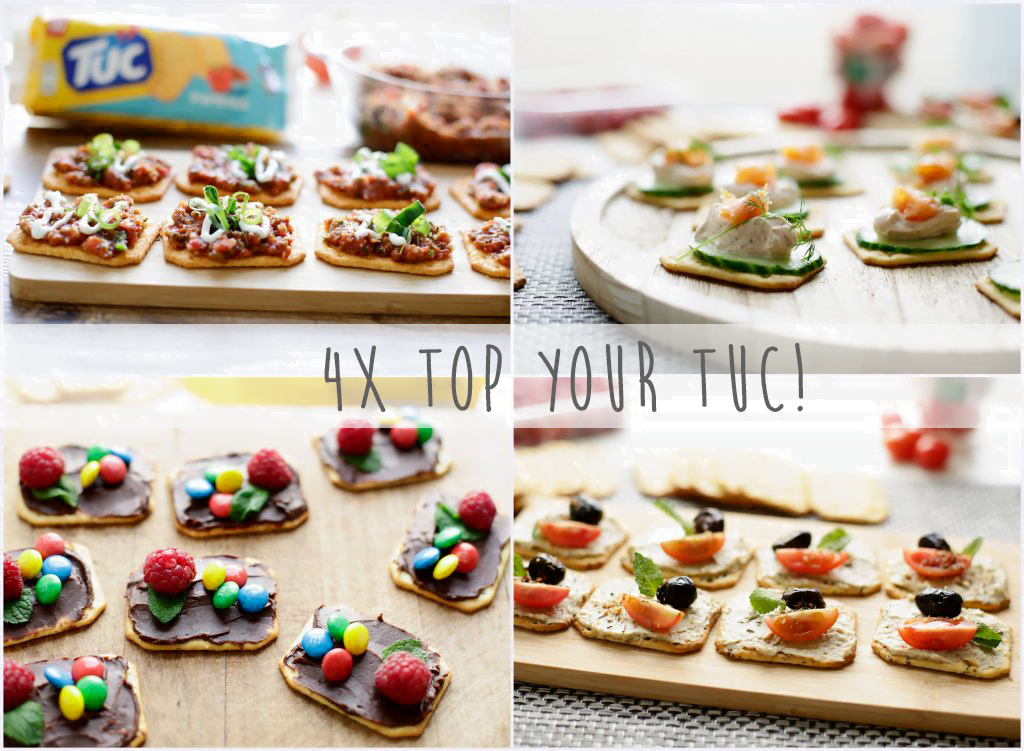 4 TOPPINGS voor op de TUC