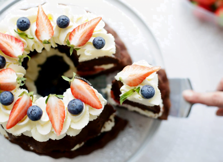 Chocolade cake met Ayran