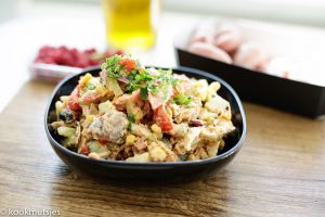 Geroosterde aardappelsalade