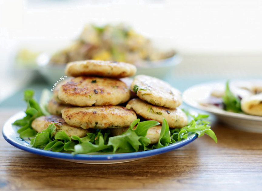 Kipkoekjes met bulgur