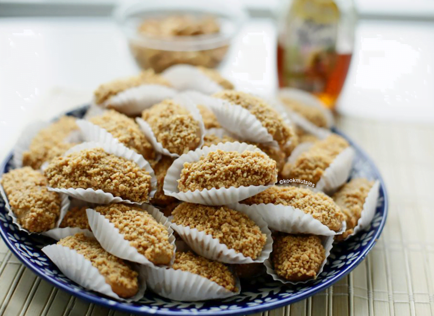 Kruimige pindakoekjes