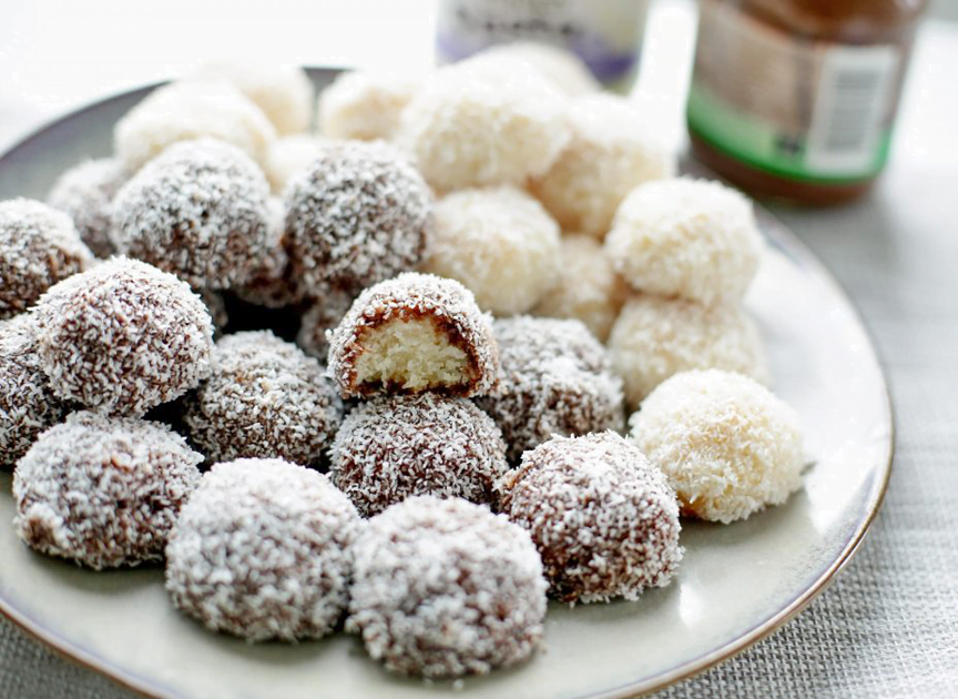 Chocolade kokos koekjes