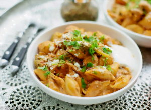 Romige pasta met tonijn