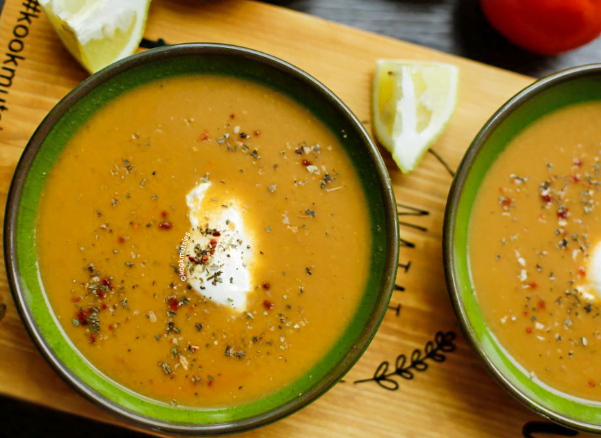 Broccolisoep met paprika