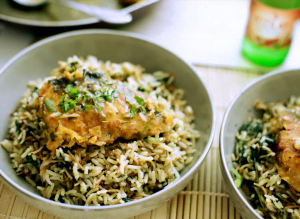 Gebakken kip in saus