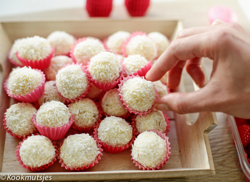 Chocolade kokos truffels