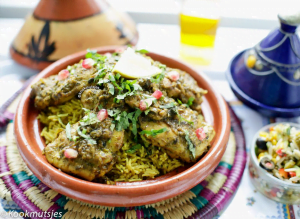 Marokkaans gekruide kippendijen