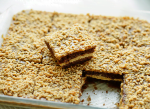 Chocolade karamel cake