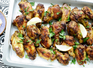 Marokkaanse kippenvleugels uit de oven