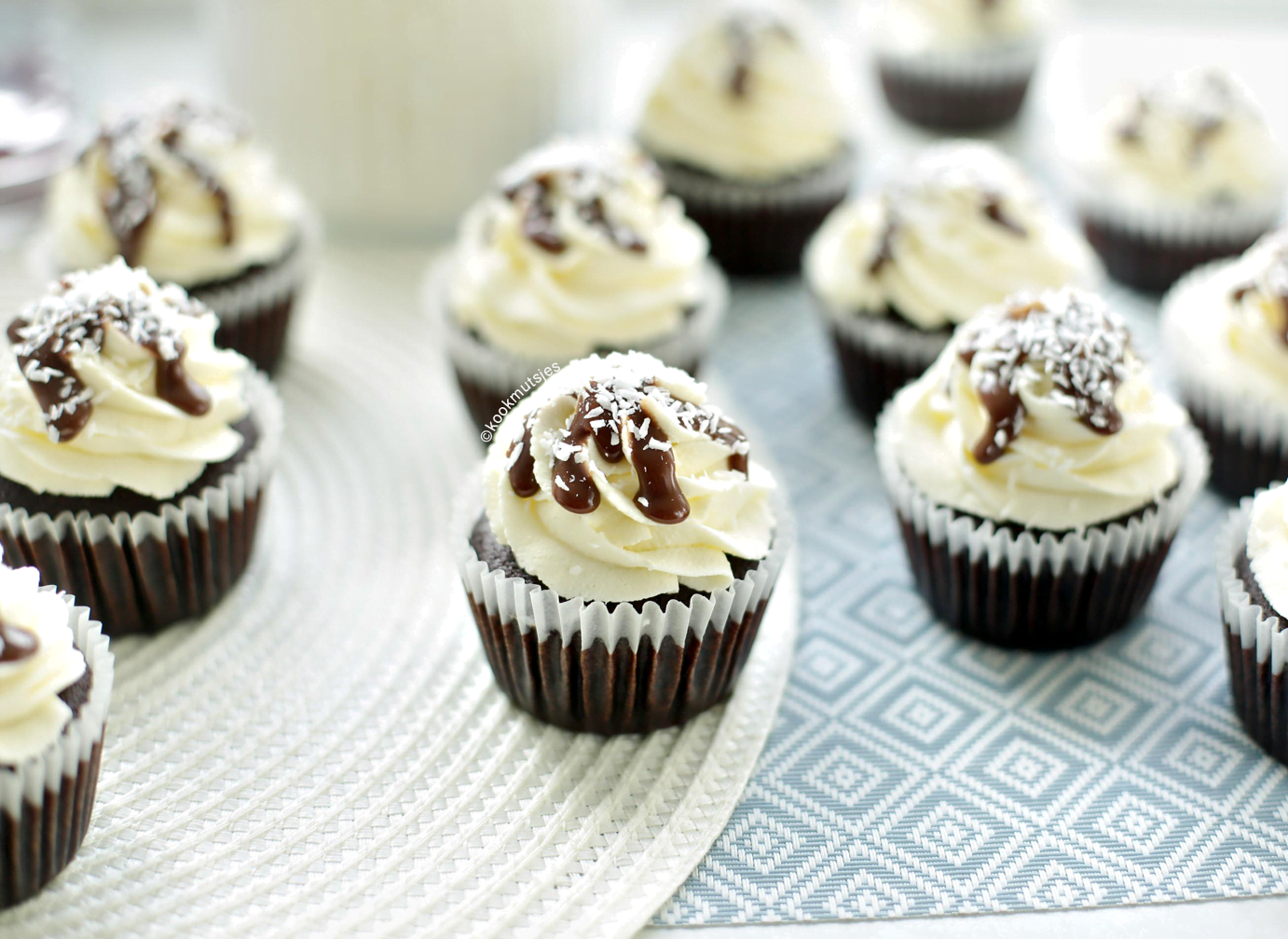 Bounty cupcakes