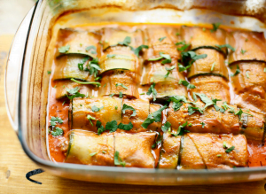 Courgetterolletjes met gehakt