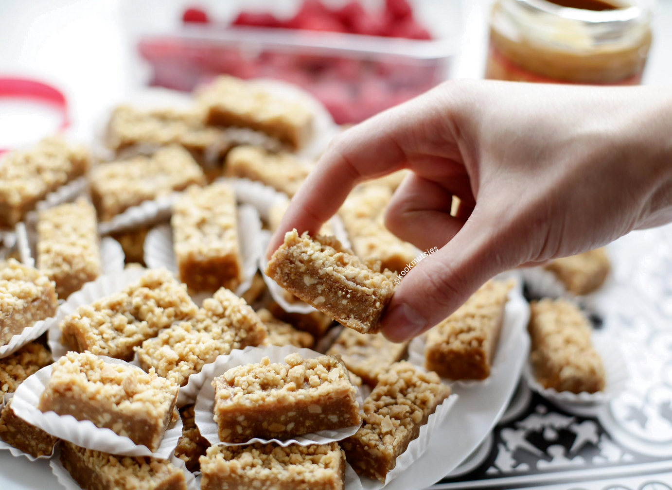 Marokkaanse honingkoekjes (no bake)