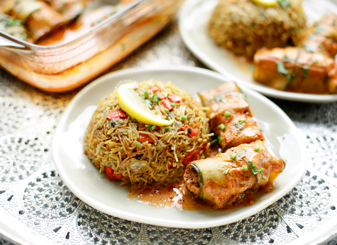 Vermicelli met groenten