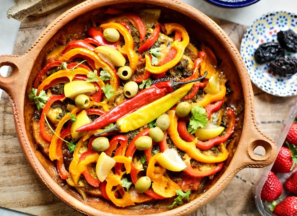 Tajine met kabeljauw