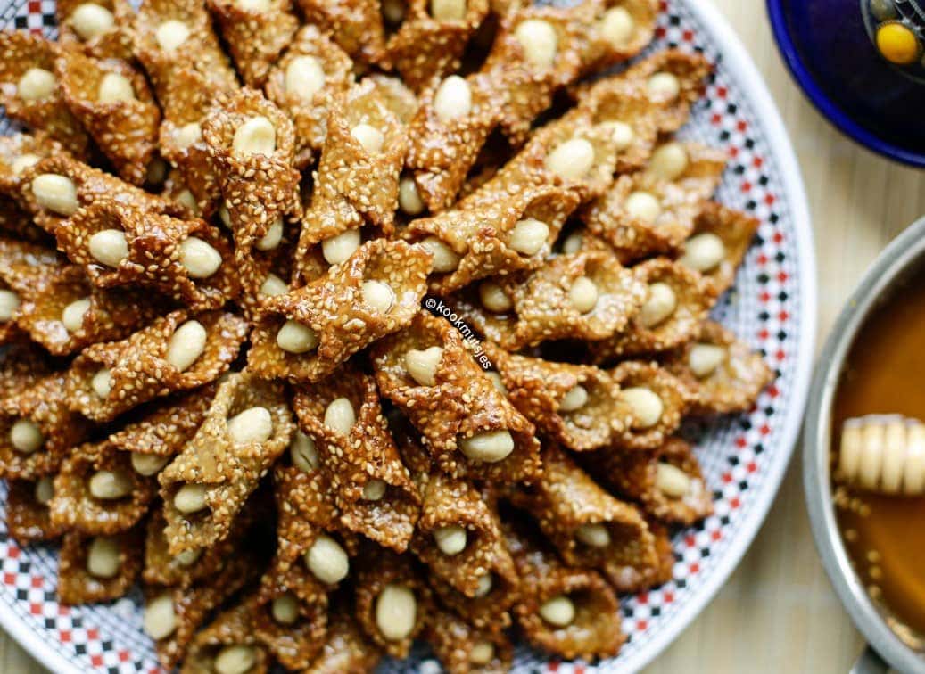 Blighat (sesam-honingkoekjes)
