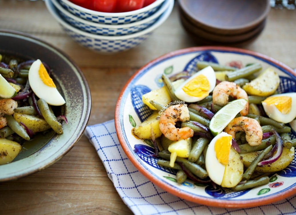 Aardappels met sperziebonen