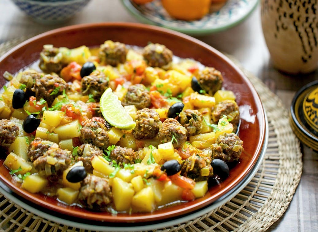 Aardappels met gehaktballen