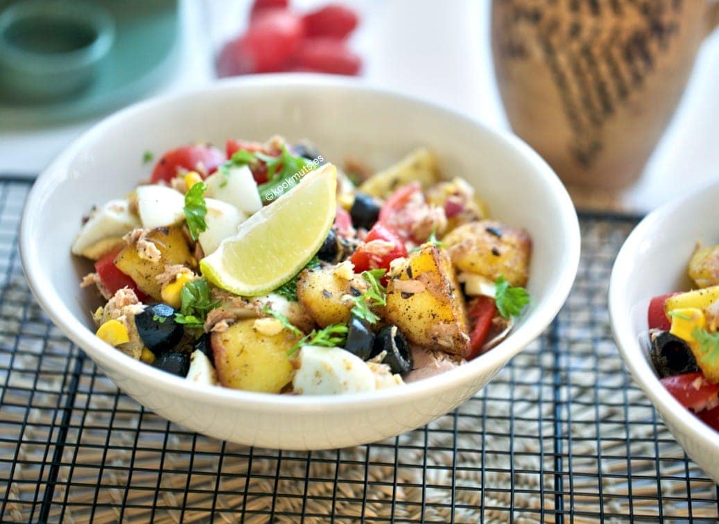 Tonijn-aardappelsalade