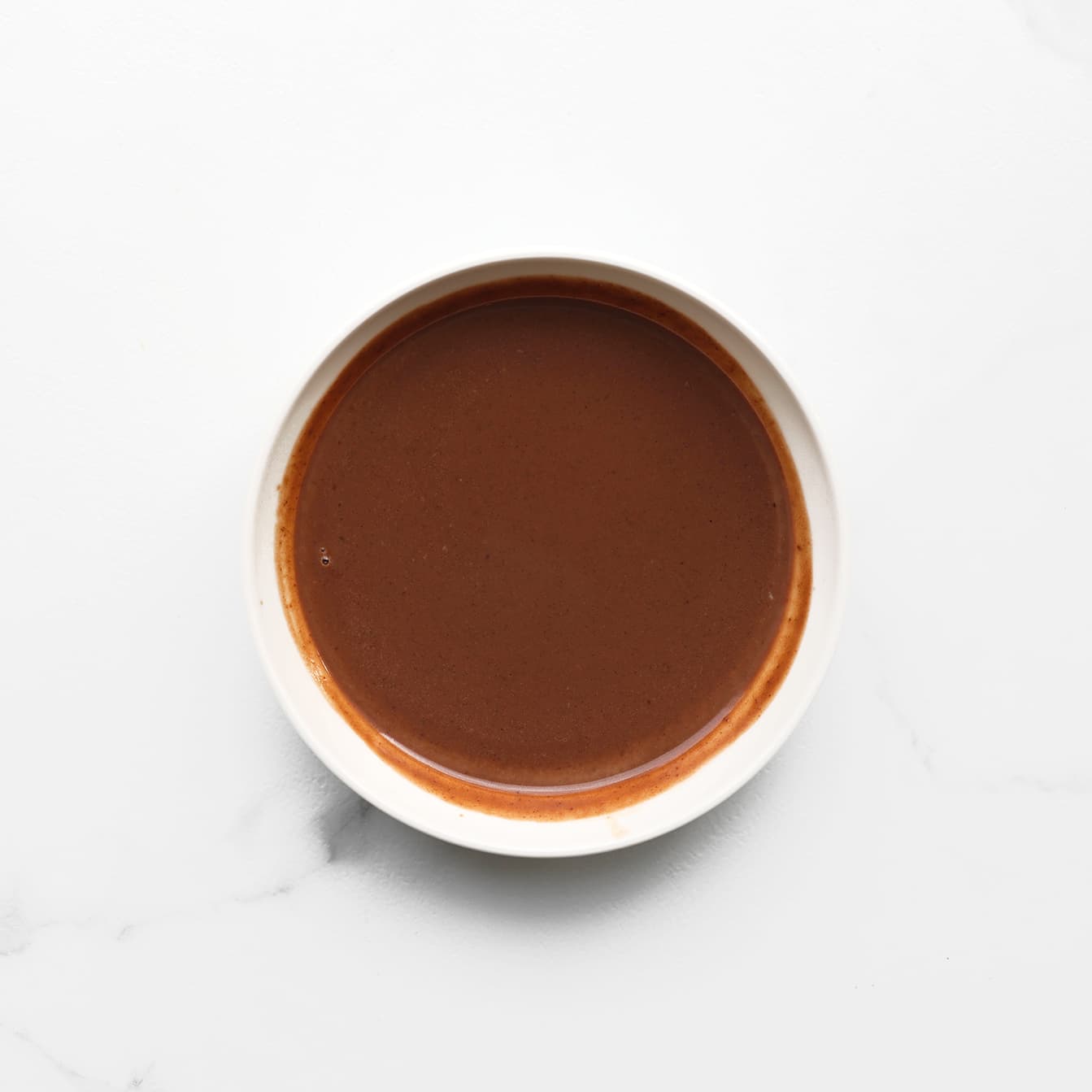 Chocolademengsel in kom