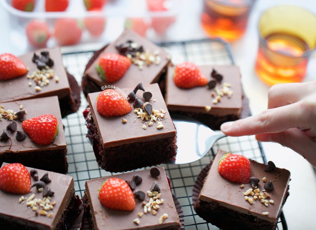 Kersen-chocoladecake