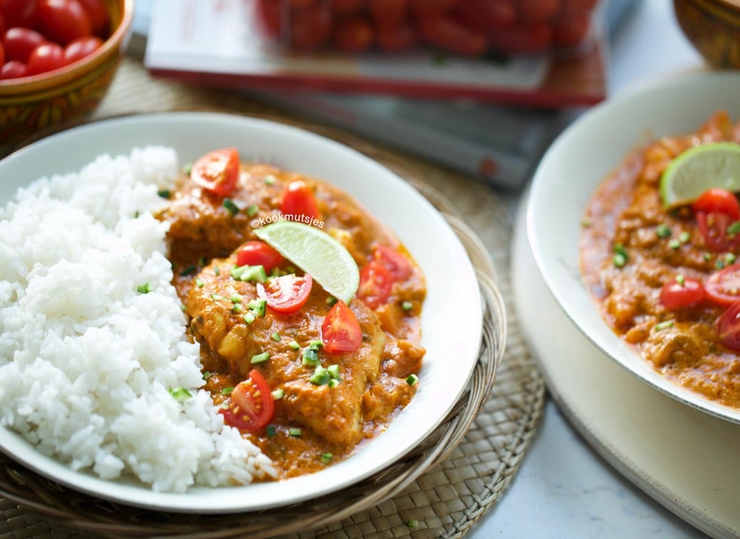 Kabeljauw in romige saus