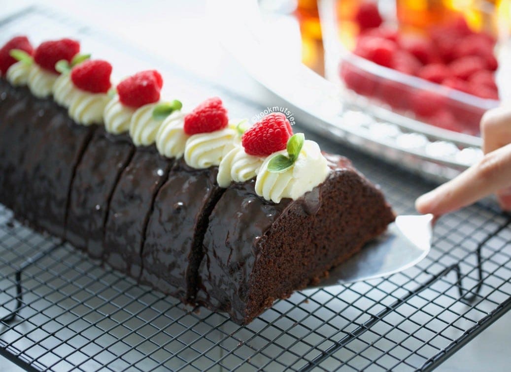 Chocolade-koffiecake