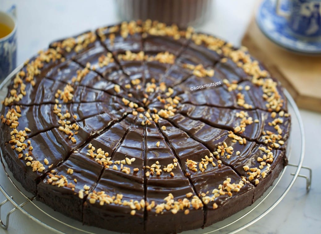 Natte chocoladecake
