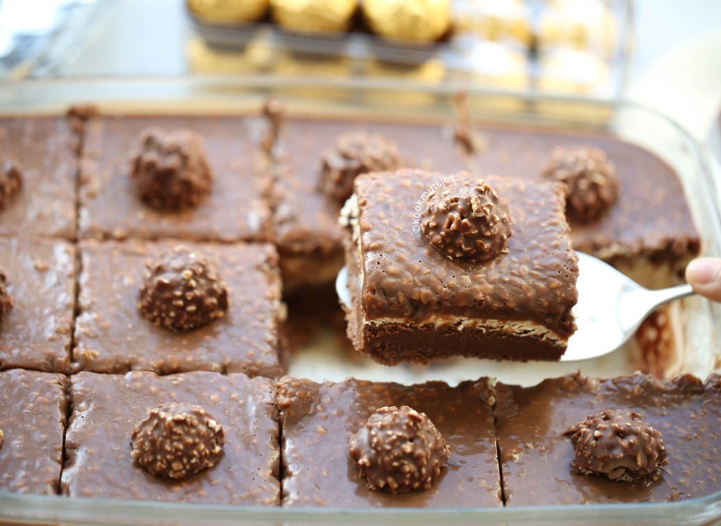 Creamy Ferrero Rocher dessert (no bake)