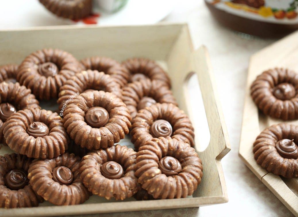 Chocoladekoekjes (no bake)