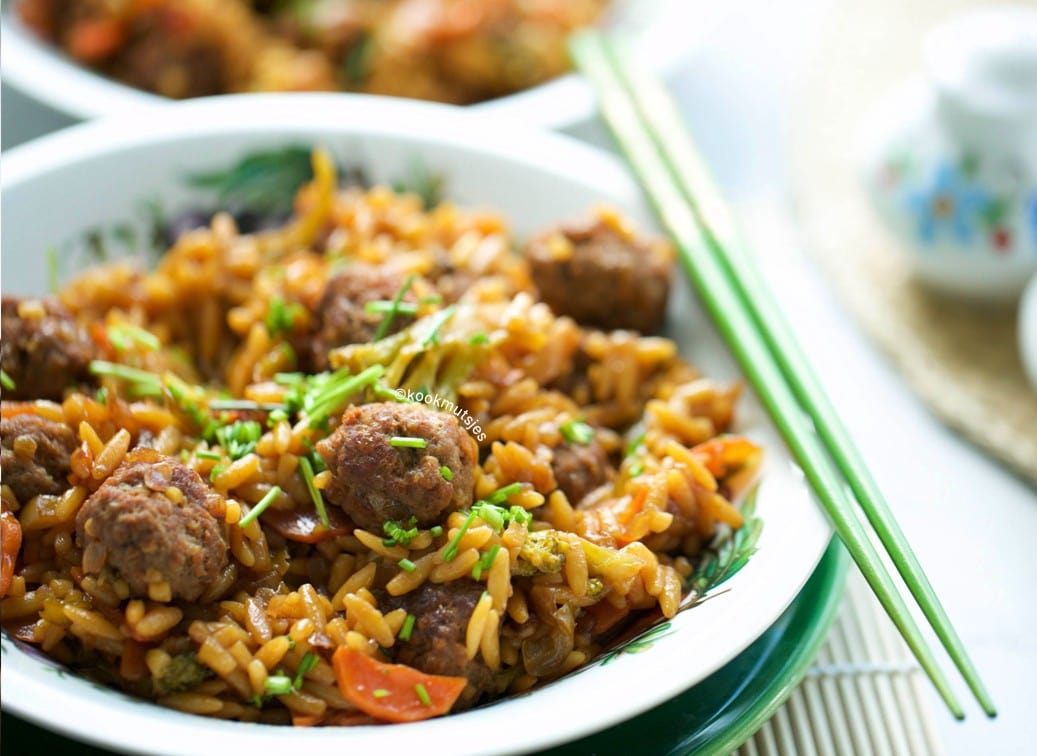 Vogeltongetjes met gehaktballen