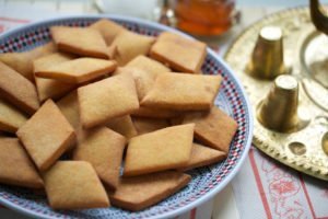 Gebakken harcha koekjes