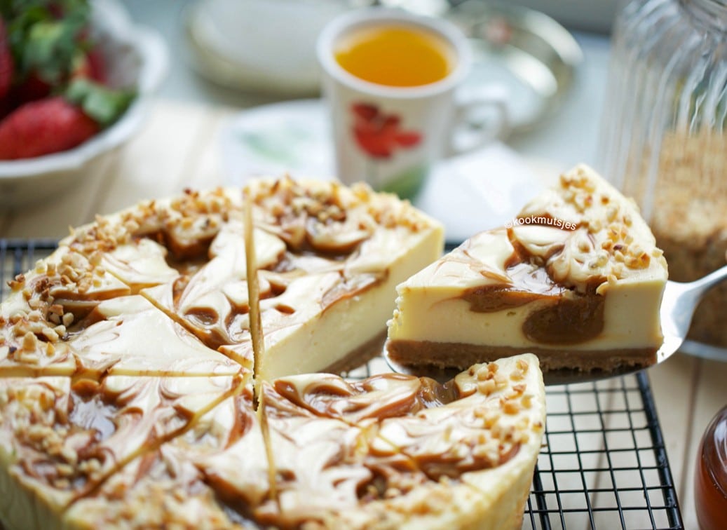 Karamel cheesecake