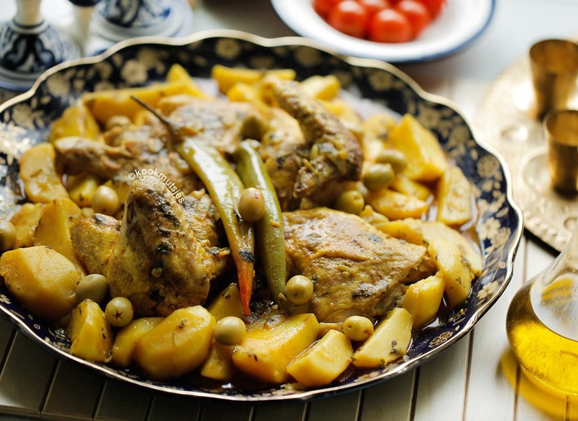 Aardappelmarmita met kip