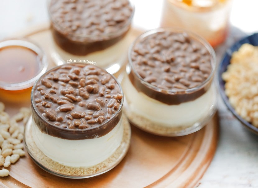 Lion dessert in glas