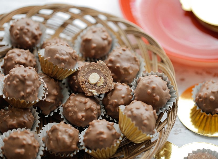 Chocolade hazelnoot bonbons