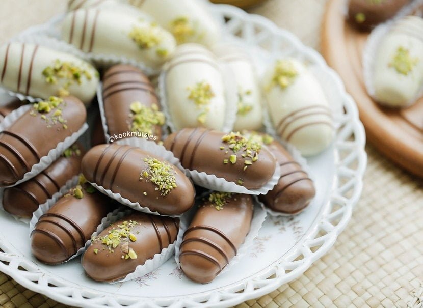 Chocolade pistache koekjes