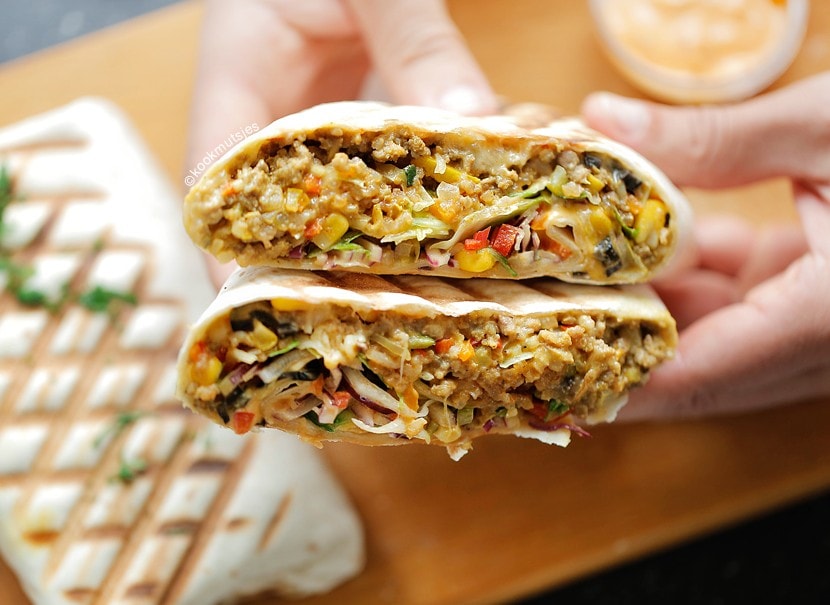 Giant wrap met gehakt