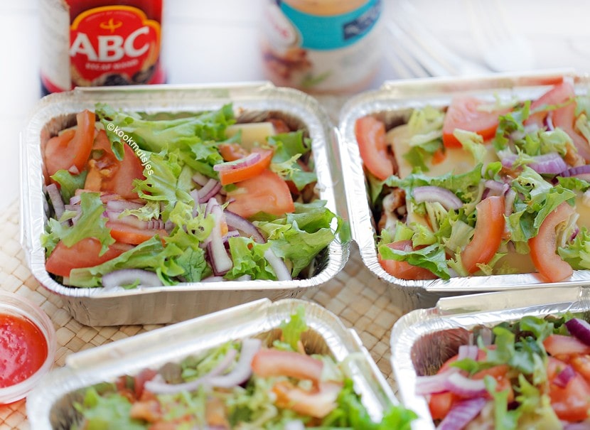 Kapsalon met hete kip